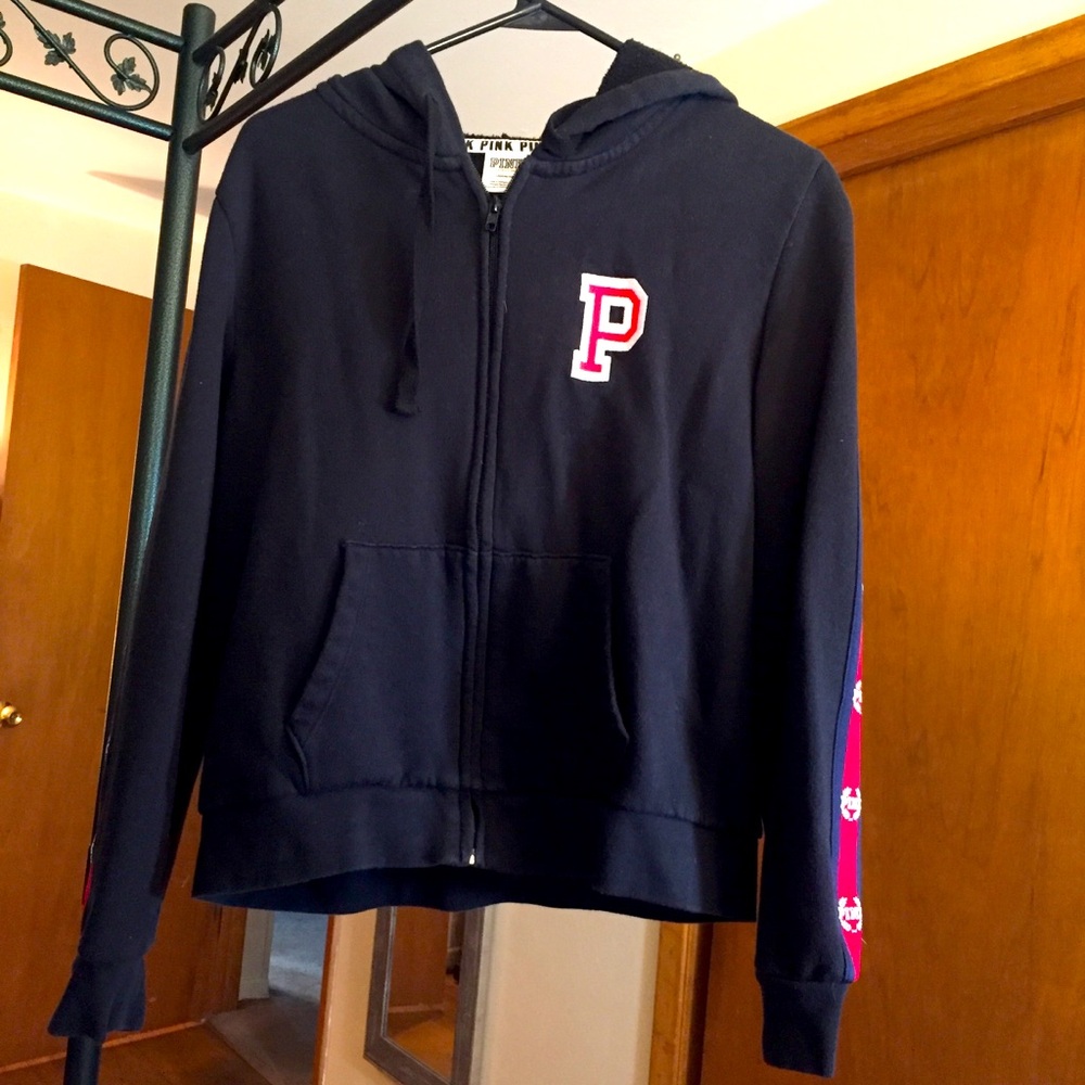 Victoria’s Secret pink zip up hoodie